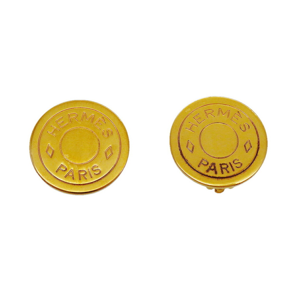 HERMES Gold Earrings